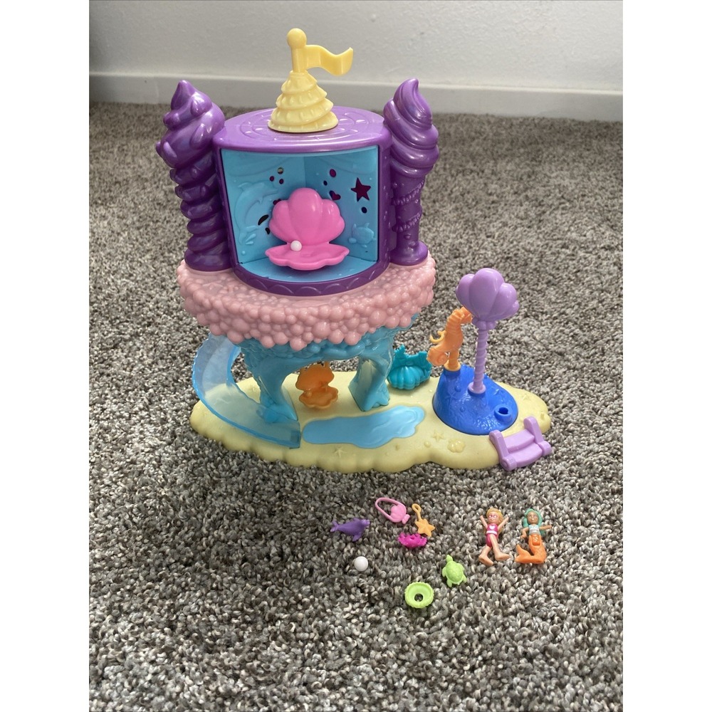 Polly Pocket Rainbow Funland‎ Mermaid Cove Ride Play set